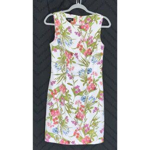 🎉ALYX Floral Sleeveless Sheath Dress - Size 4 - Multi-Color Botanical Print